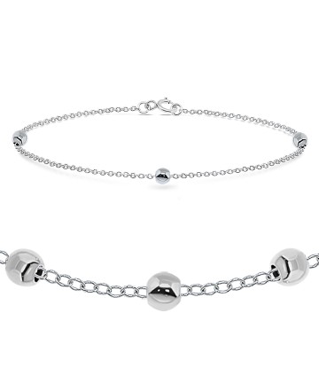 Balls Silver Bracelet BRS-452